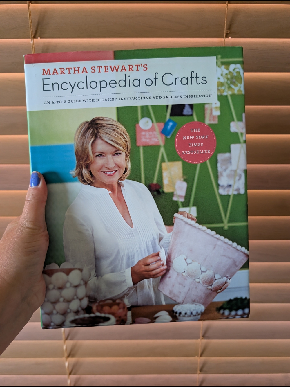 Martha Stewart Craft Book with Green Shelf and Pink Accents